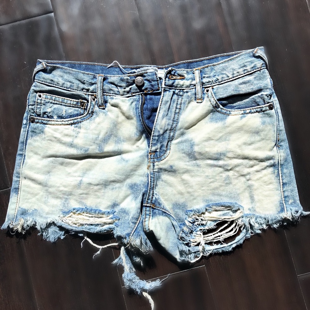 Free People Cutoff Jean Shorts